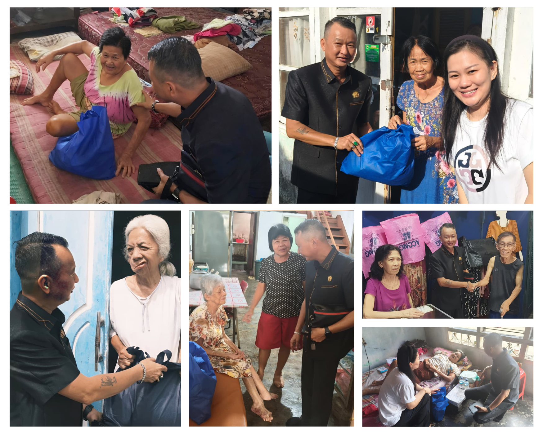 Door to Door Sapa Lansia hingga Janda, Efendi Alung Bawa Bantuan dan Harapan