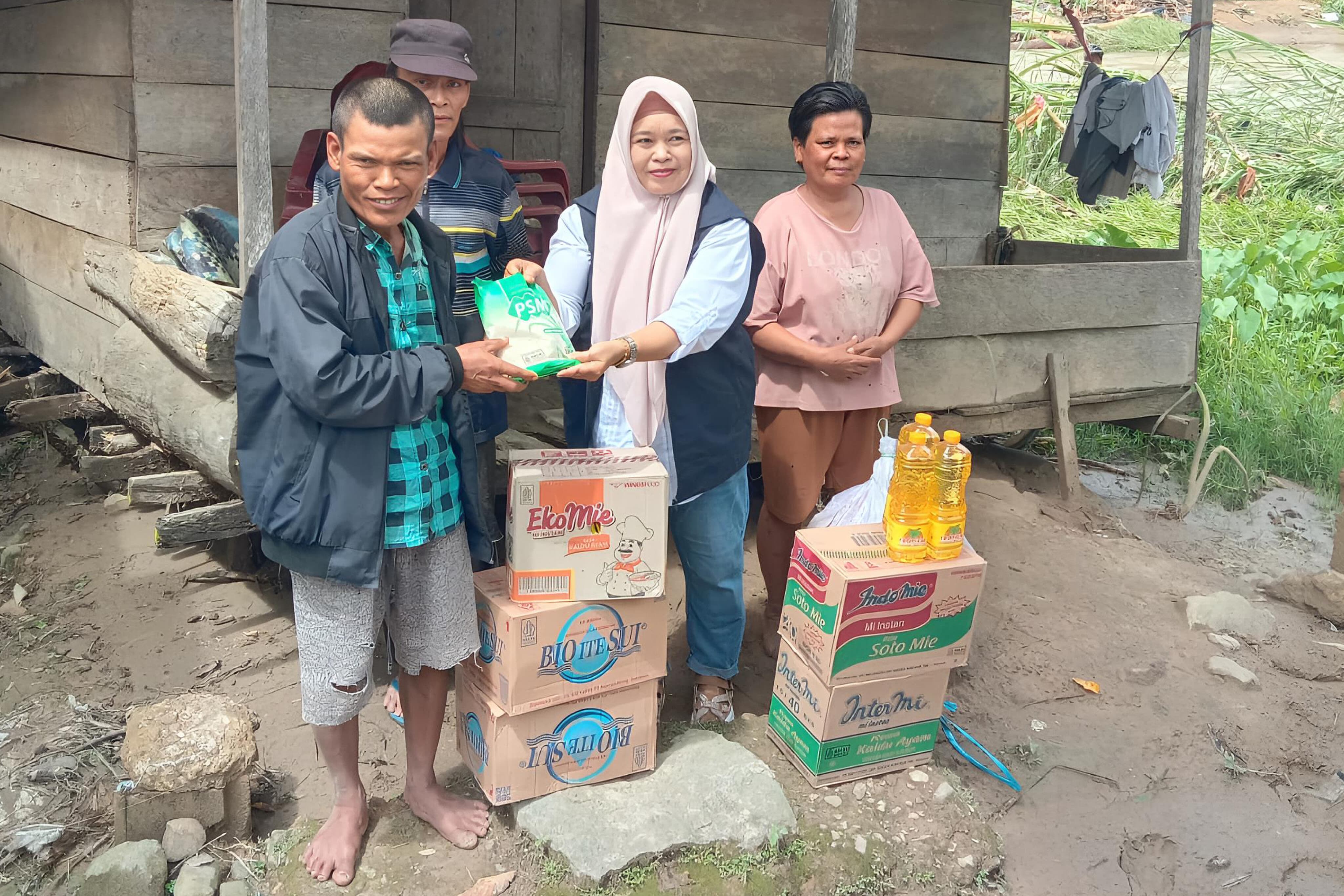 Banjir Lebong, Rabima Kamsi Salurkan Sembako dan Dorong Pemulihan Ekonomi Warga
