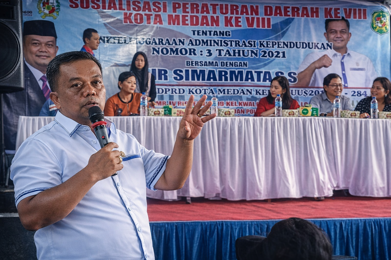 Aleg Perindo Medan Binsar Simarmata Ajak Warga Jadi Relawan Adminduk, Perkuat Akses Layanan Publik
