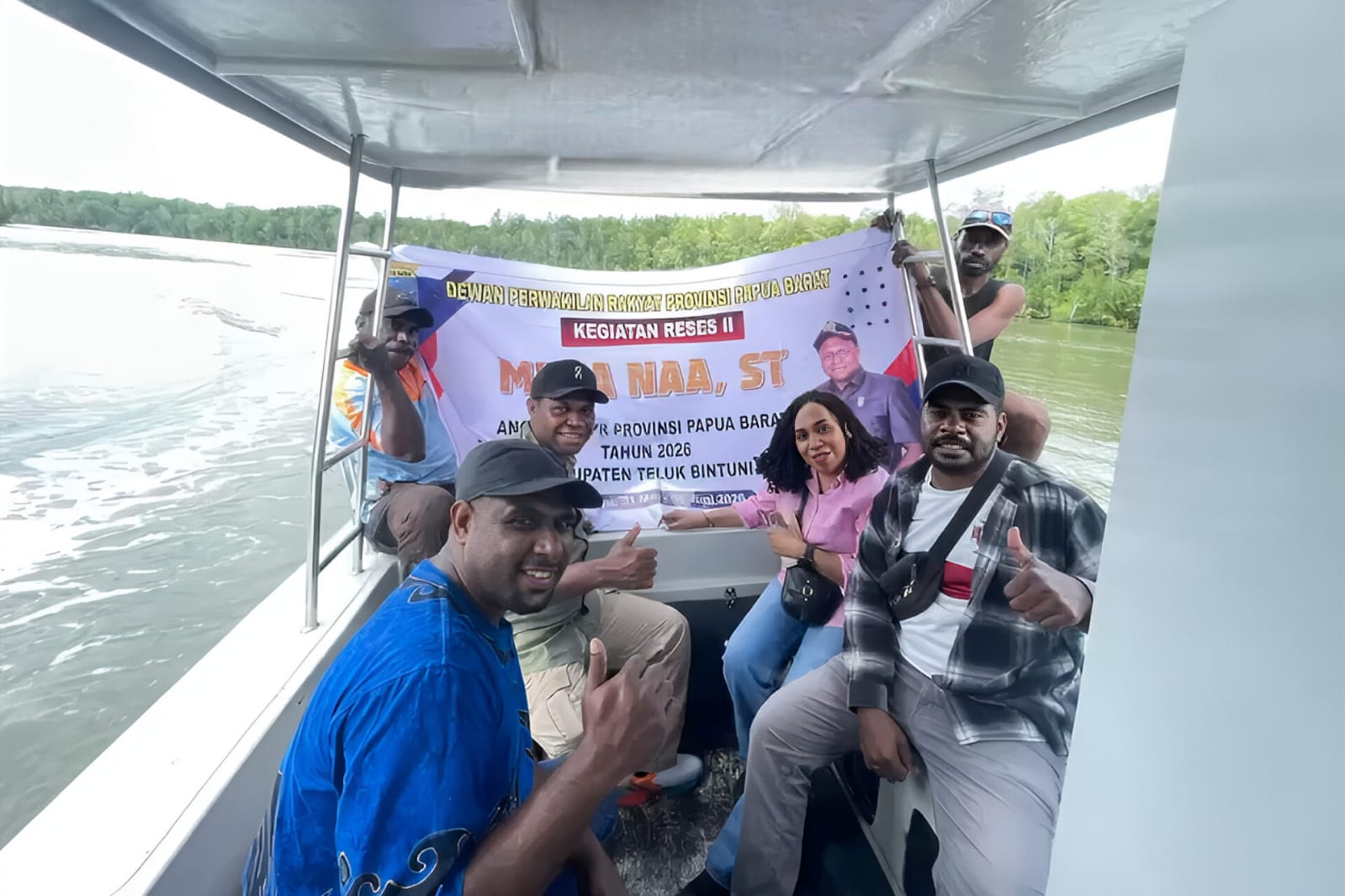 Naik Perahu Jemput Aspirasi, Musa Naa Temukan Jalan Rusak & Minimnya Layanan Dasar