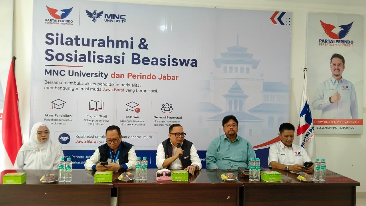 Jembatani Kebutuhan Industri Kreatif, Partai Perindo Jabar dan MNC University Hadirkan Program Beasiswa Kita