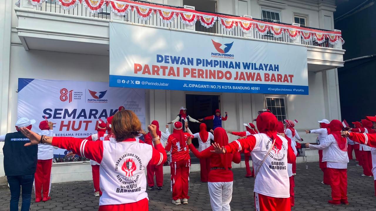 Merdeka dengan Aksi Nyata, Perindo Jabar Dorong Warga Sehat, Berdaya & Maju Babarengan