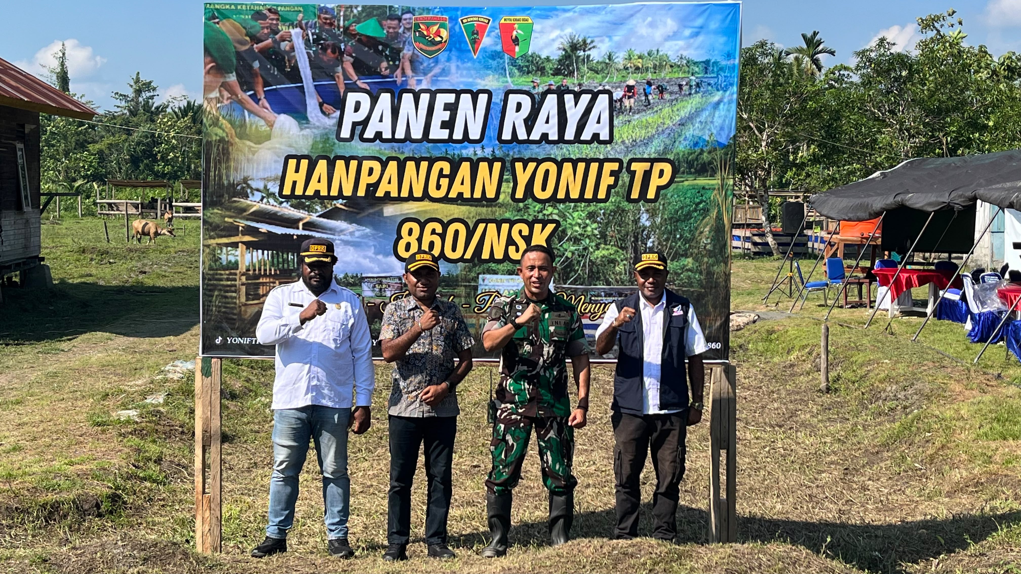 Kaleb Woisiri Dorong Sinergi Pemda dan TNI Perkuat Ketahanan Pangan di Waropen