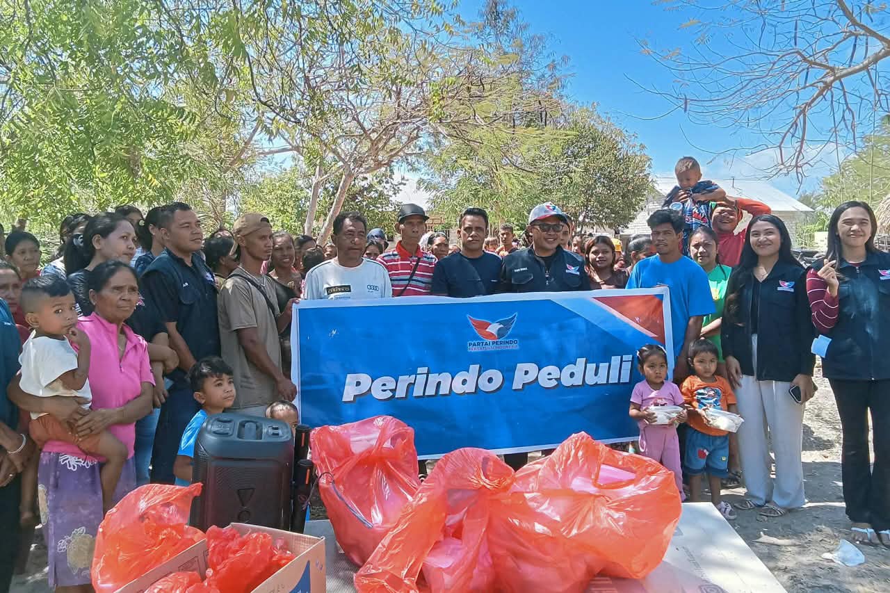 Bagikan Makanan Bergizi Gratis, Perindo Sumba Barat Daya Sasar Balita hingga Lansia