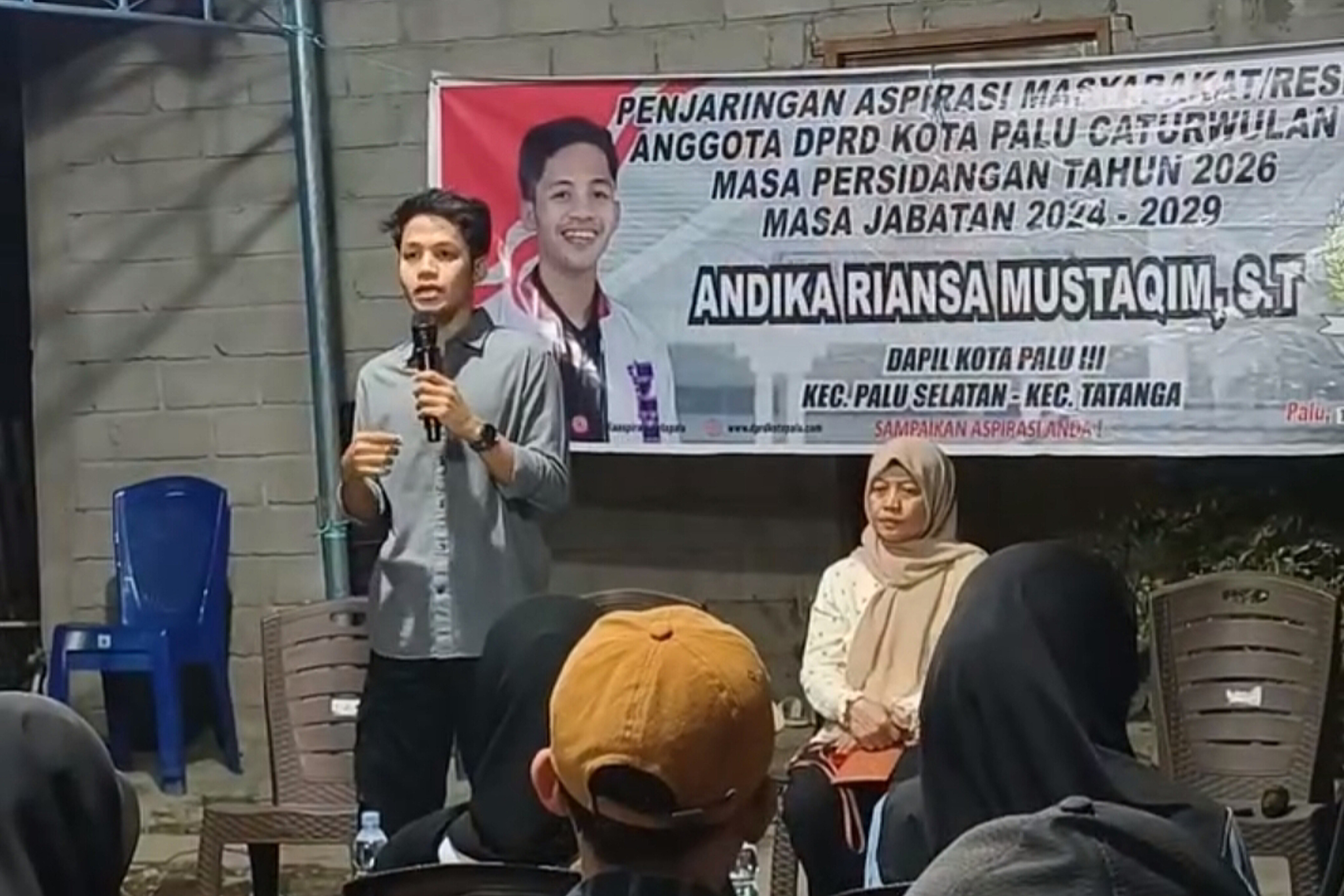 Pokir Terkendala Efisiensi, Andika Riansa Pakai Dana Pribadi Bantu Warga Palu