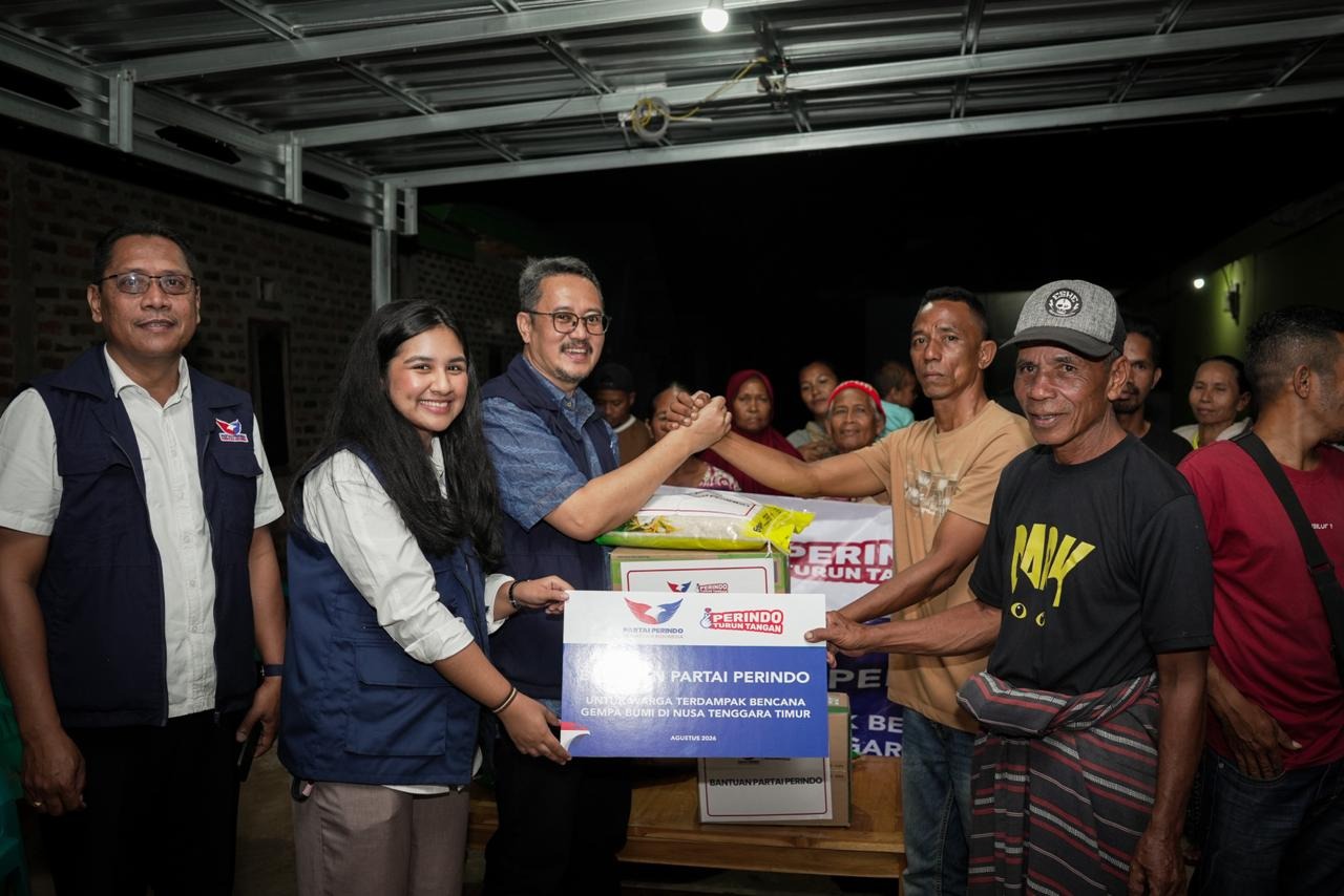 Trauma Gempa Susulan Lumpuhkan Ekonomi Warga, Partai Perindo Turun Salurkan Bantuan di Manggarai
