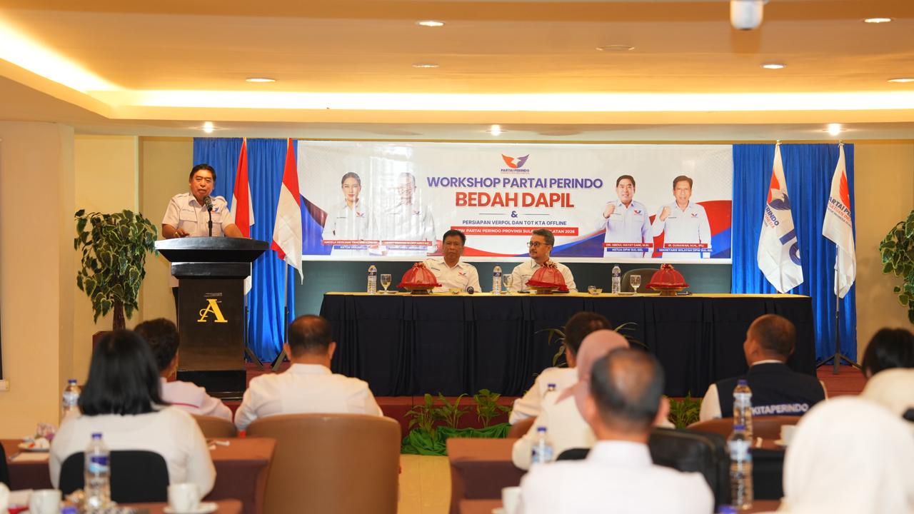 Gelar Workshop Bedah Dapil, Perindo Sulsel Dorong Kerja Konkret dan Penguatan Ekonomi Kerakyatan