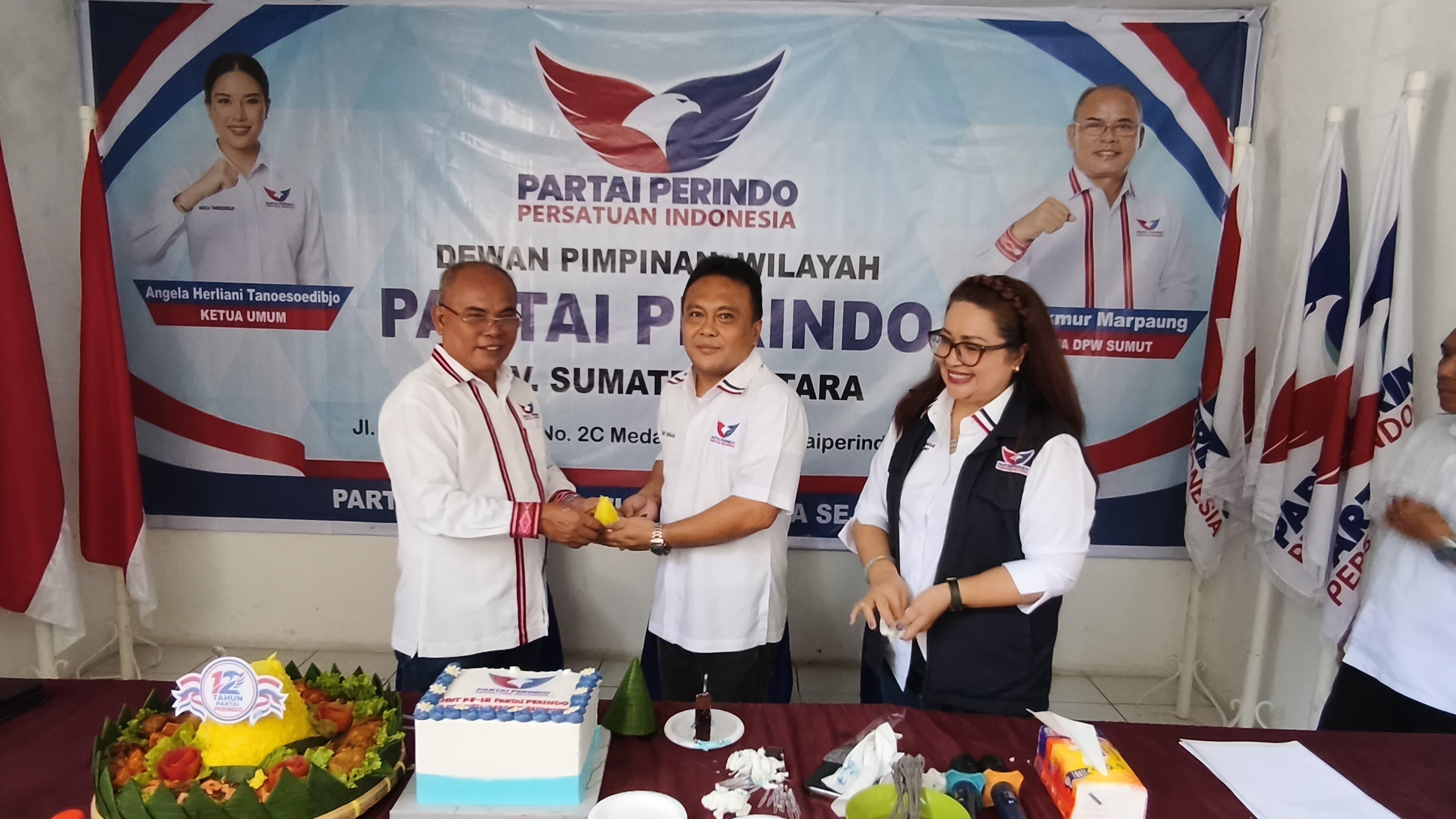 HUT Ke-12, Partai Perindo Targetkan Struktur Kepengurusan Sumut Tuntas di Desember 2026