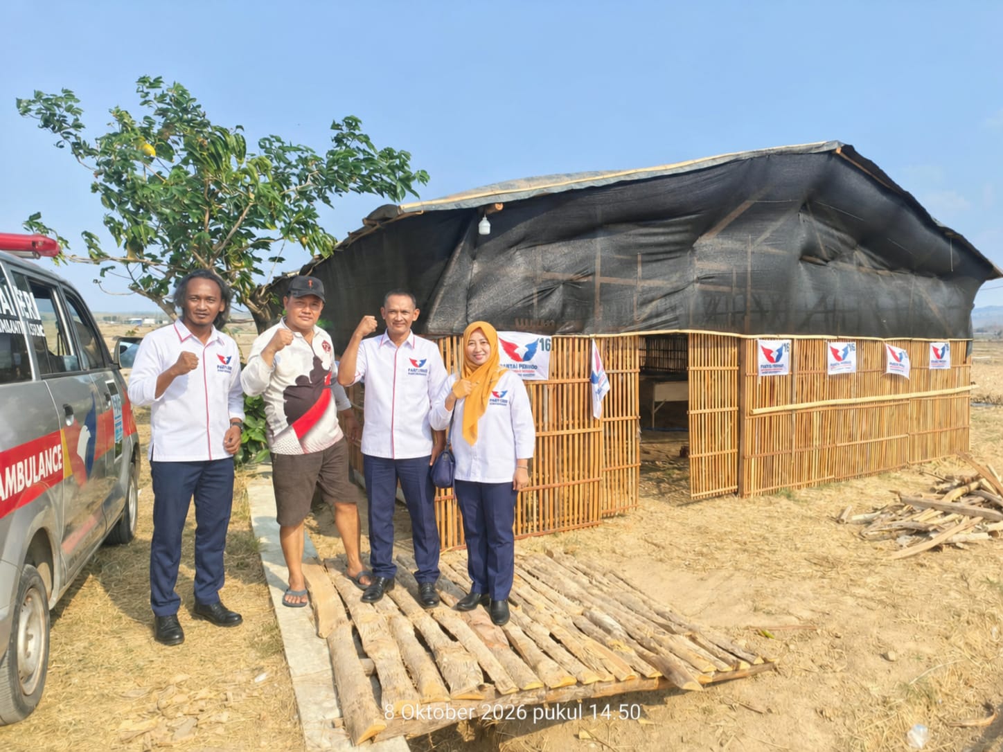 Beri Dampak Nyata di HUT ke-12, Perindo Pati Fasilitasi Peternak Bebek Lewat Bantuan Kandang